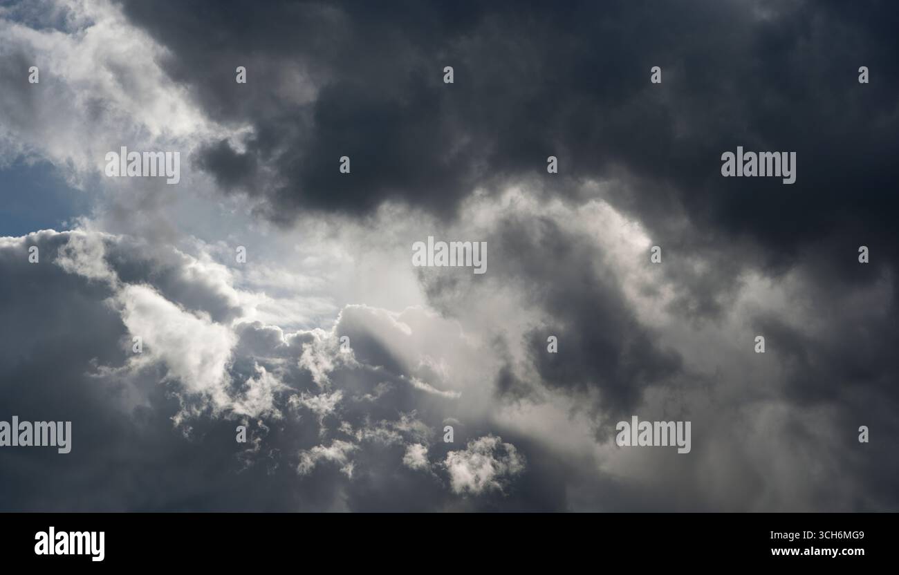 Highly Textured Cloudscape Over London Stock Photo