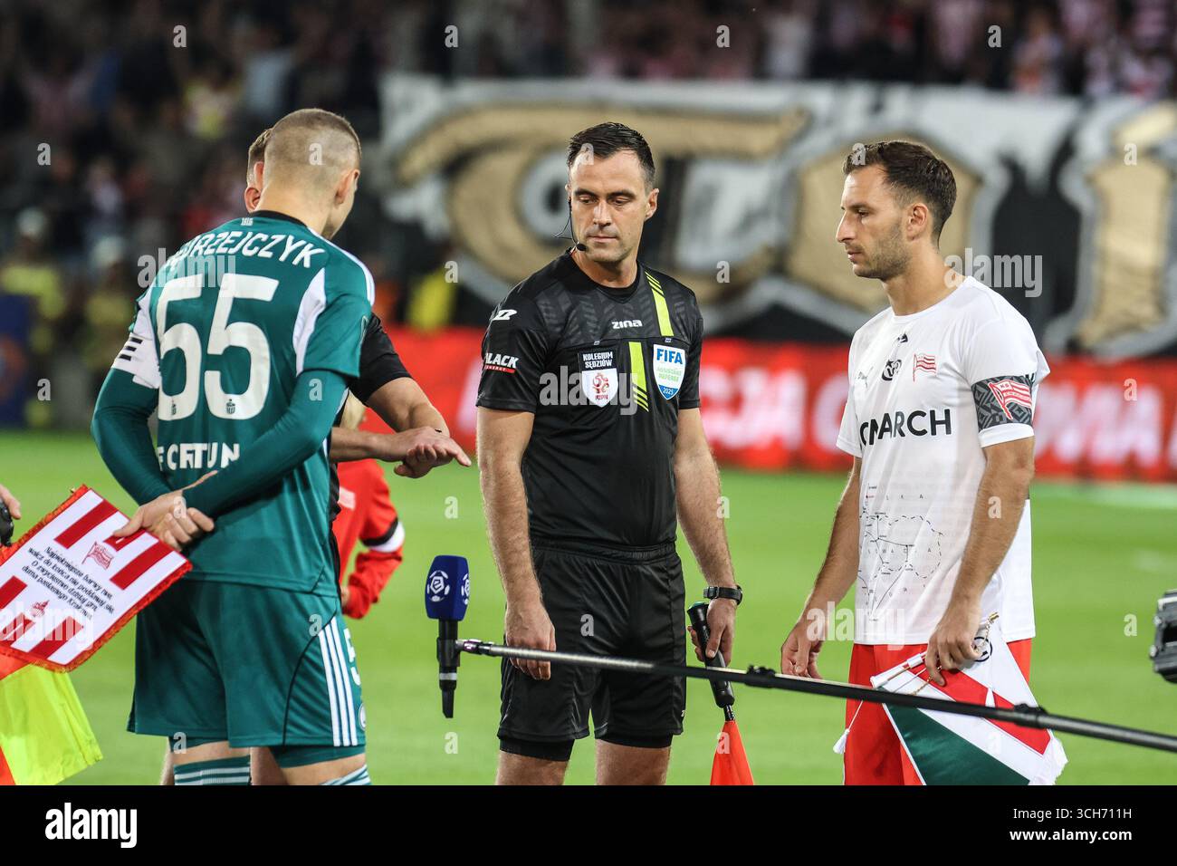 Krakow, Poland, 31st August, 2025, football 2025 2026 PKO BP
