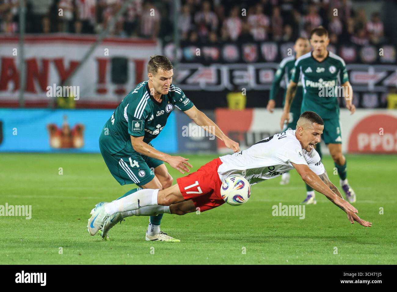 Krakow, Poland, 31st August, 2025, football 2025 2026 PKO BP