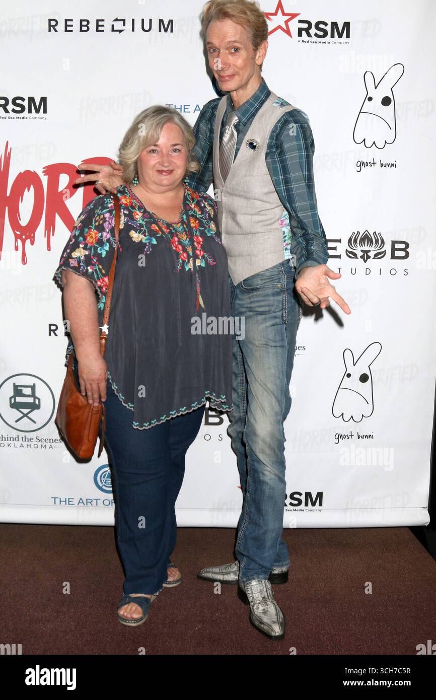 LOS ANGELES - AUG 30: Laurie Jones, Doug Jones at the Horrified Wrap ...