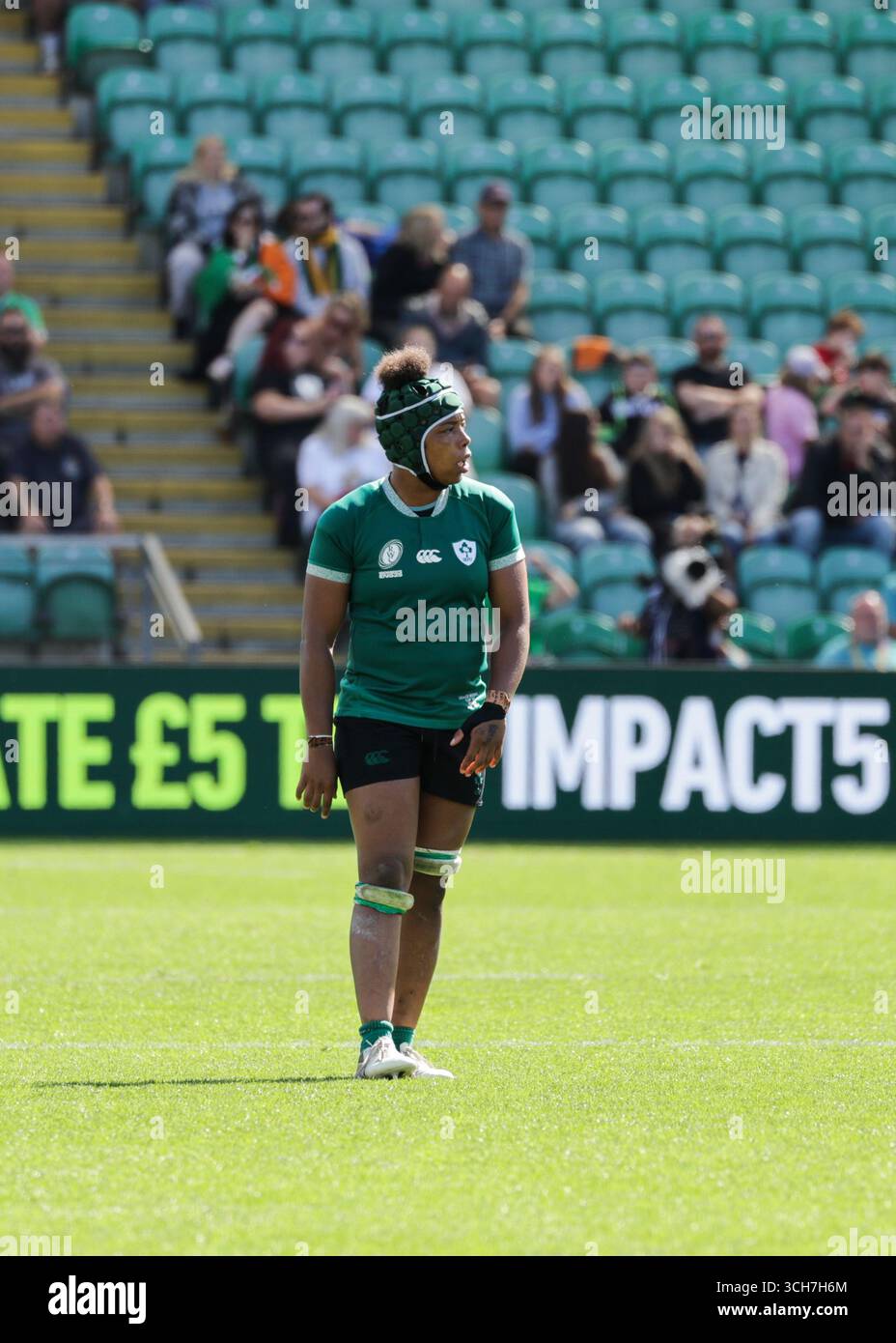 Northampton, UK. 31st Aug, 2025. Grace Moore (IRE) during the Ireland v ...