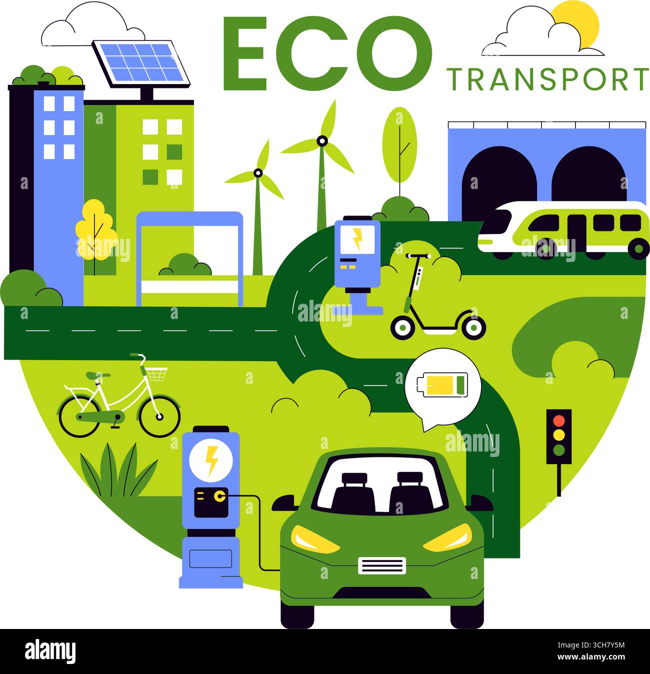 Image showcasing Multiple modes of transportation Cut Out Stock Images & Pictures - Alamy