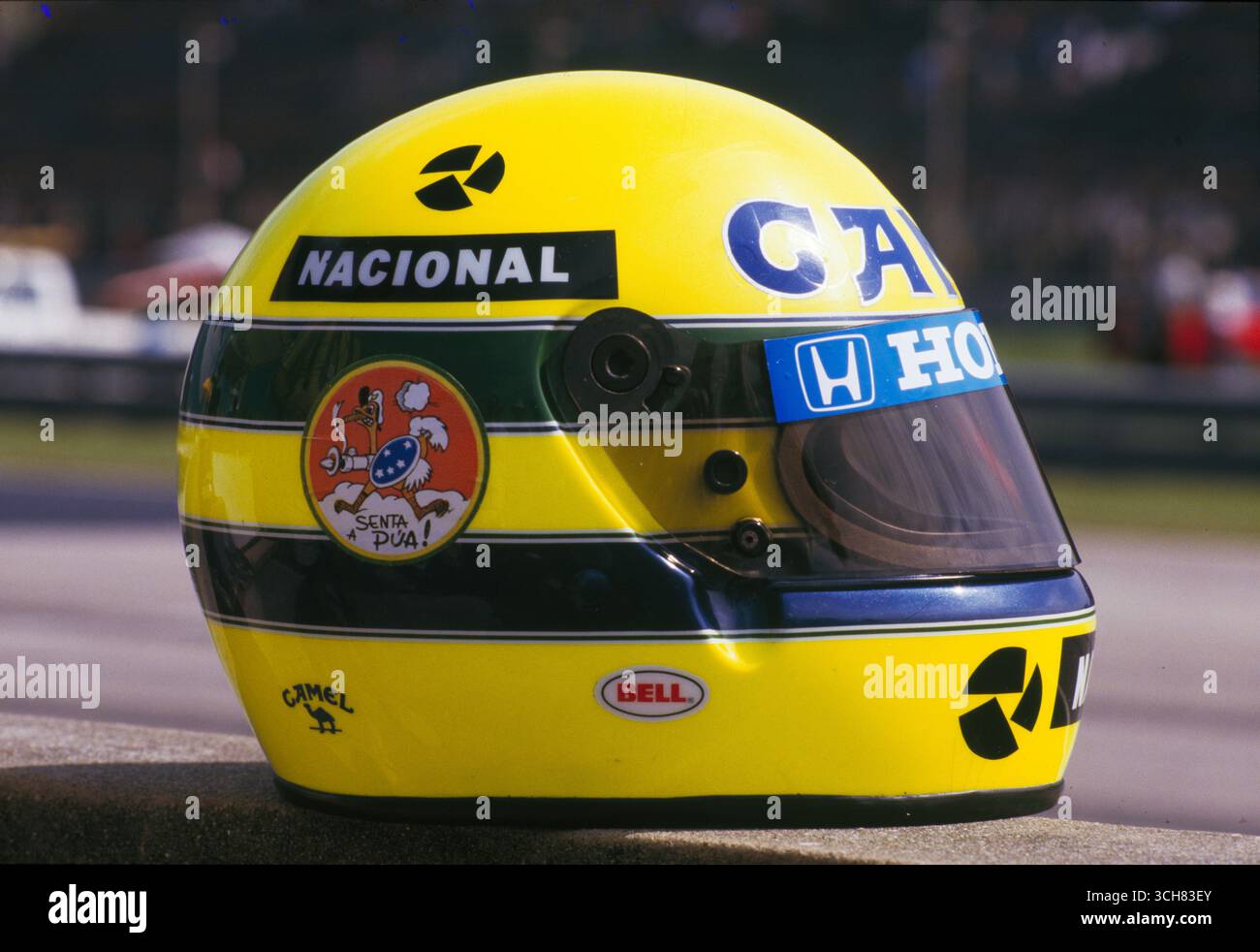 Ayrton Senna Helmet 8x10 Photo – Formula 1 Brazilian Legend Print