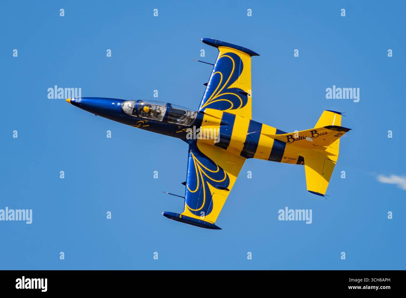 Baltic Bees Jet Team at BIAS Air Show 2025 in Bucharest, Romania Stock ...