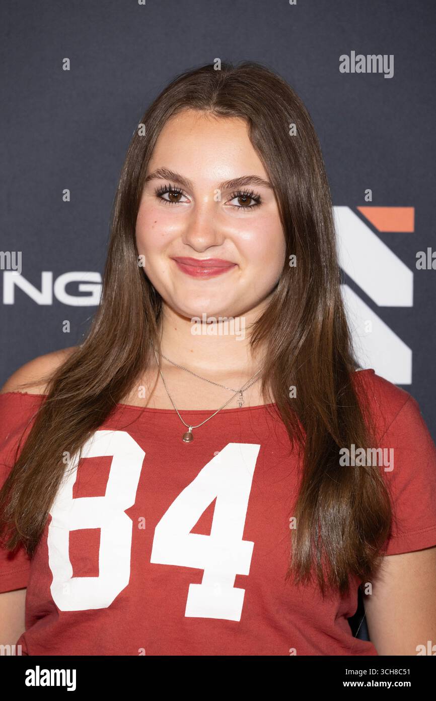 Los Angeles USA 31st Aug 2025 Singer Grace Rutherford Attends 