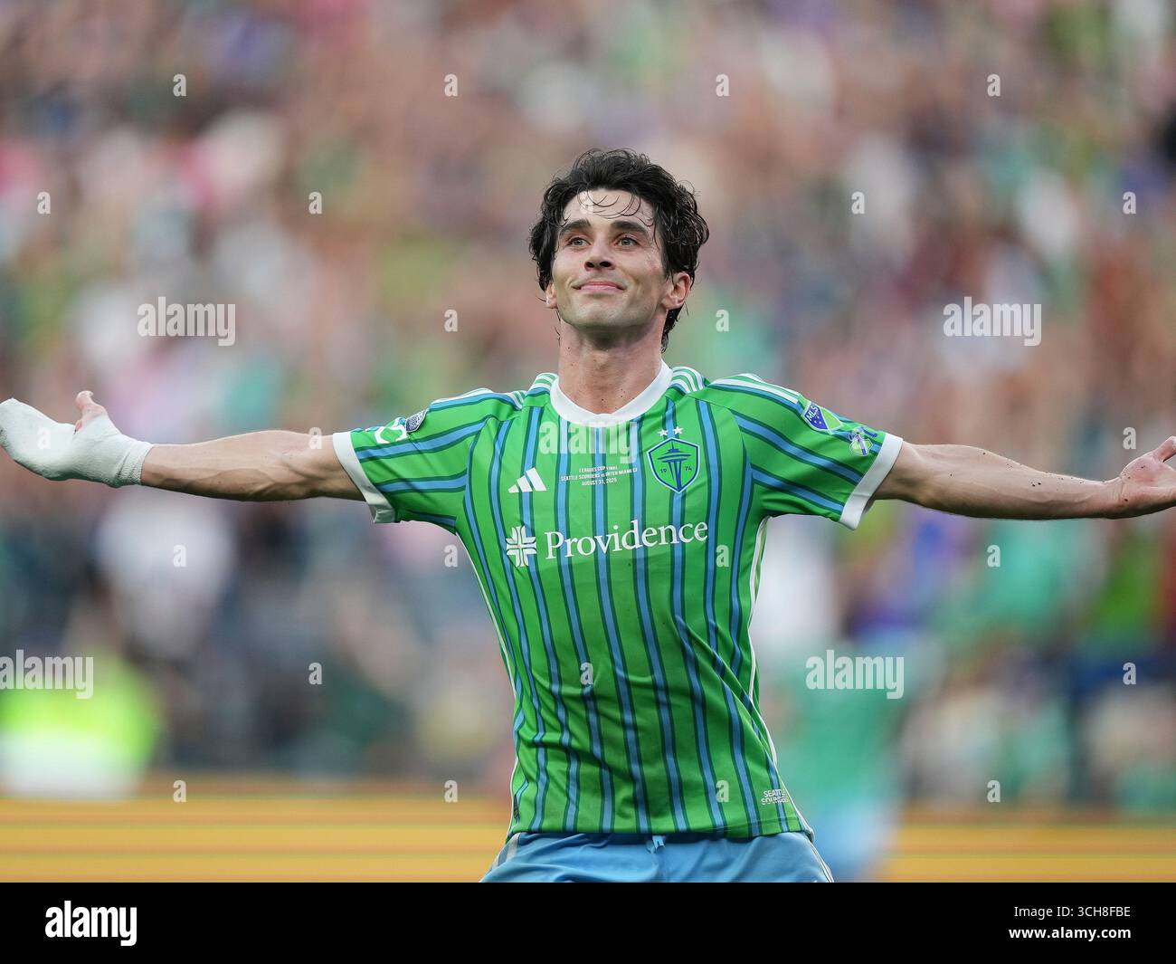 SEATTLE, WA - AUGUST 31: Forward Paul Rothrock #14 of Seattle Sounders ...