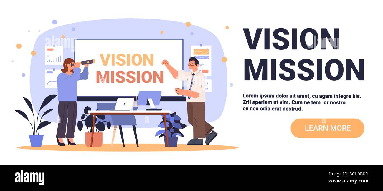 Vision mission business strategy teamwork presentation office meeting ...
