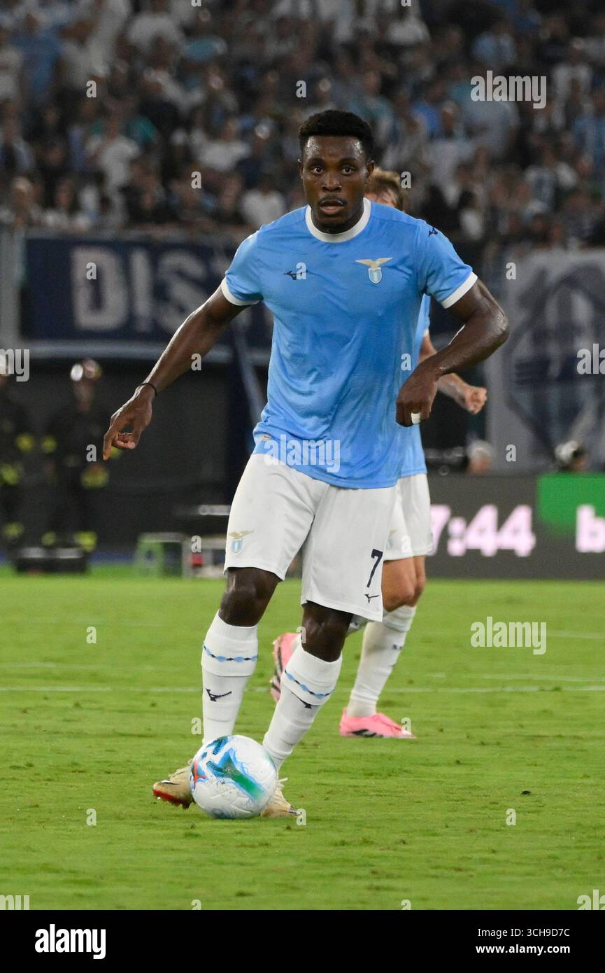 Lazio's Fisayo Dele-Bashiru during the Serie A Enilive soccer match ...