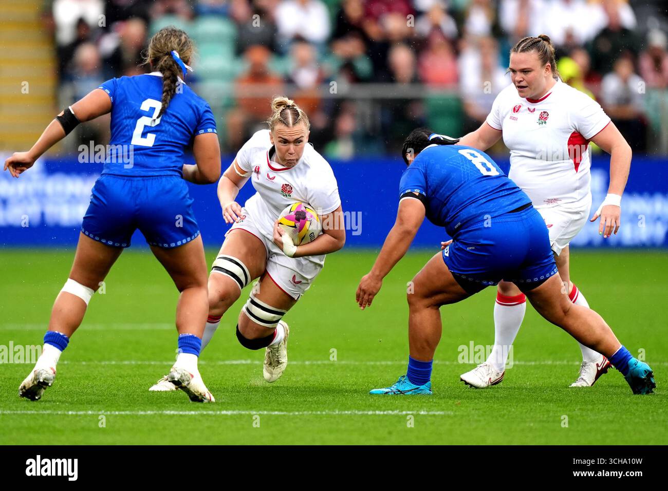 England's Rosie Galligan during the Women's Rugby World Cup 2025 Pool A ...