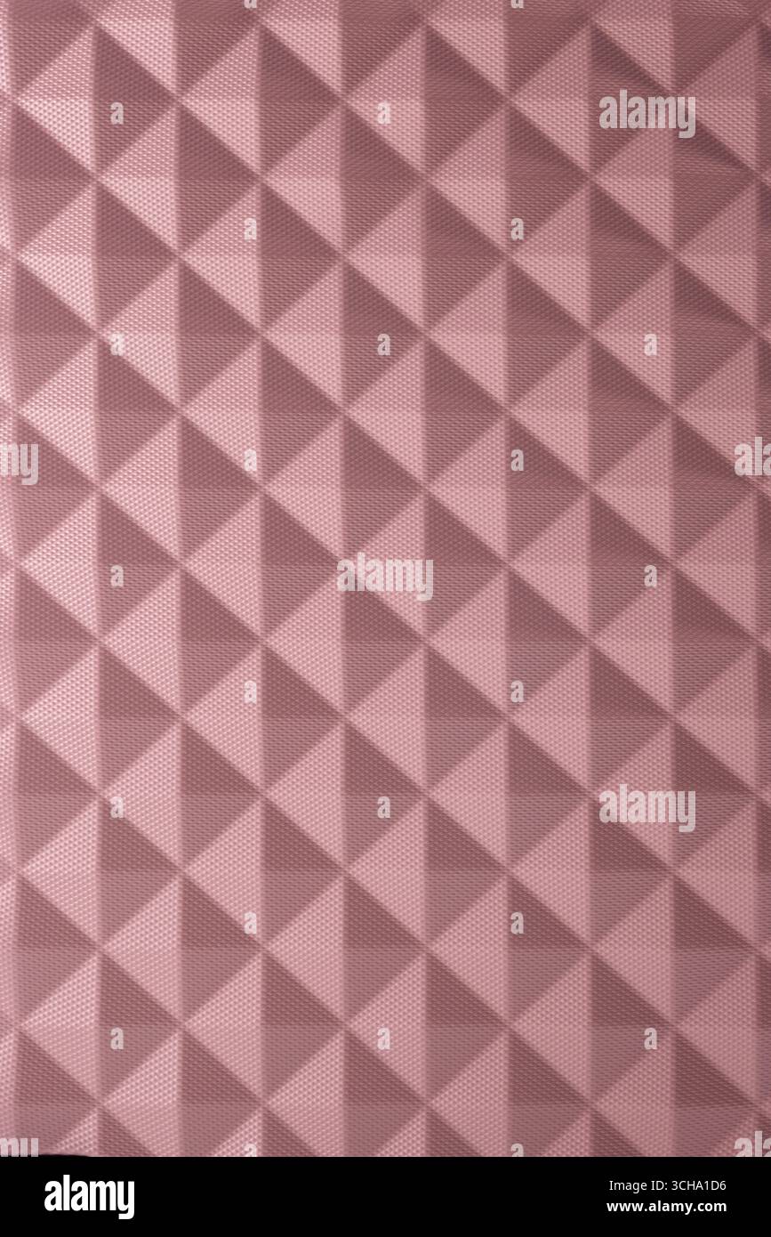 Geometric Pattern With Symmetrical Pink Tones and Textured Triangular Grids Stock Photo