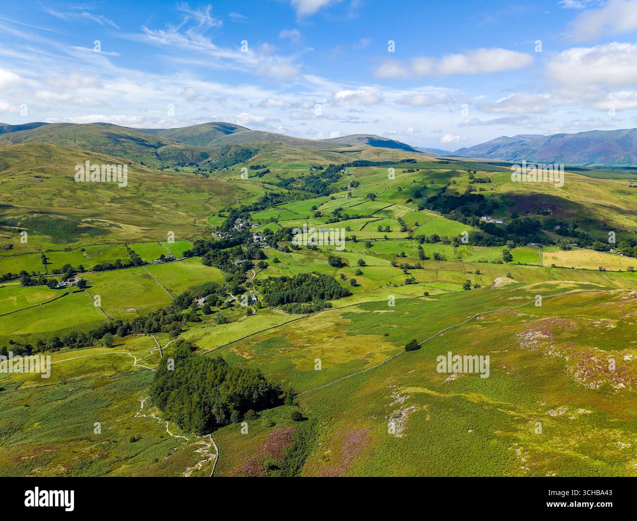 Rural landscape stone walls hi-res stock photography and images - Alamy