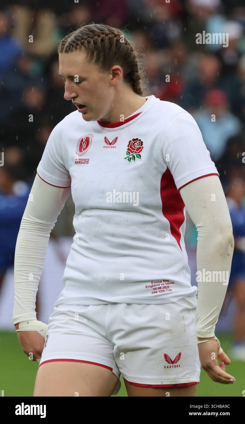 Emma Rugby England's(Red Roses)Emma Sing(Gloucester–Hartpury) in action during ...