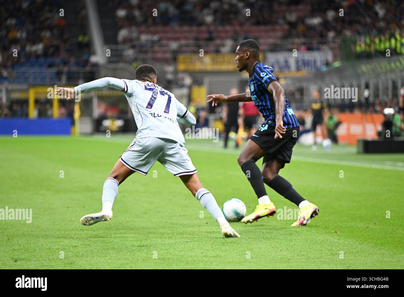 Ange-Yoan Bonny of FC Inter in action during the Italian Serie A ...