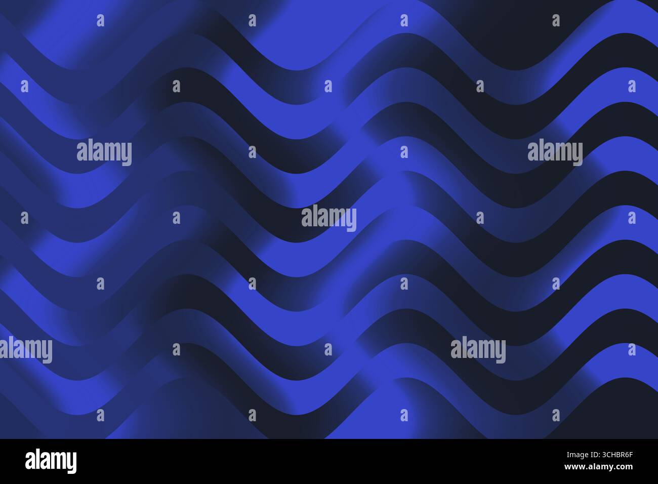 Deep blue abstract background with gradient waves. Stylish and dramatic texture for tech, digital, or modern branding. Stock Photo