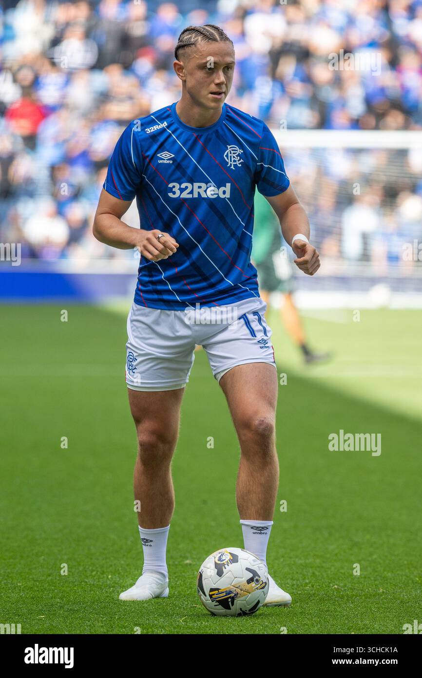 THELO AASGAARD , professional football player, currently playing for Rangers FC, a team playing in the Scottish Premier Division. Stock Photo