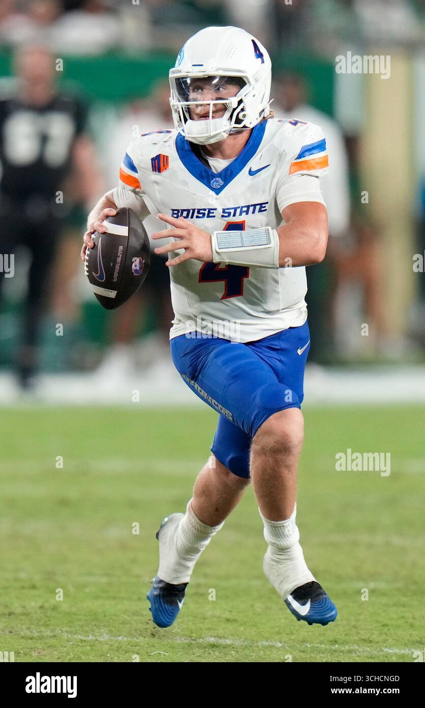 Boise State quarterback Maddux Madsen against South Florida during the ...