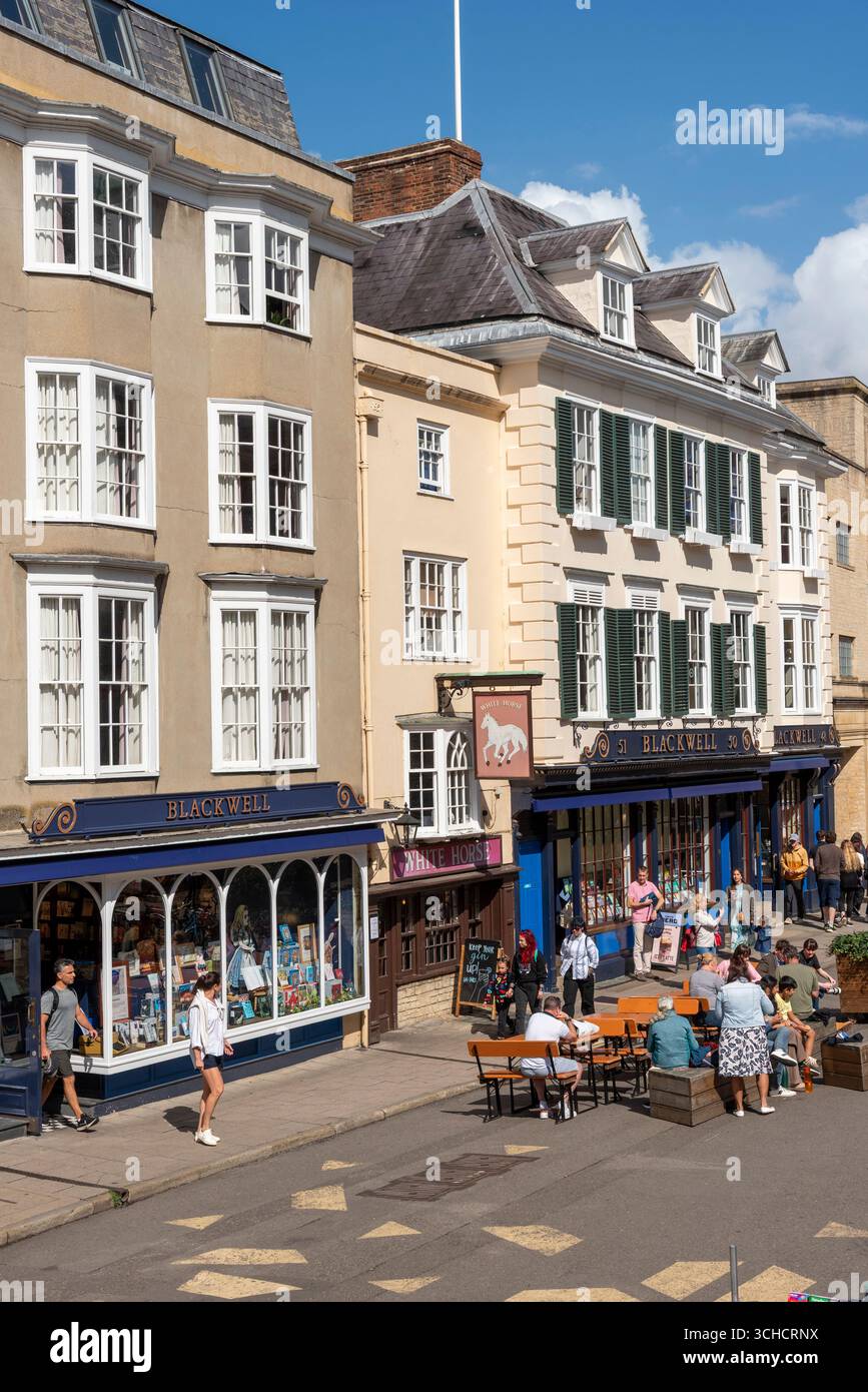 Oxford England UK. 31 08.2025.  Booksellers Blackwells  business on Broad Street Oxford trading since 1879 has recently changed from private ownershi Stock Photo