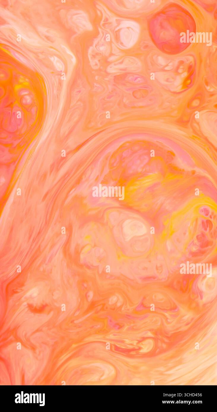 Colorful Gradient Fluid Motion with Soft Blur and Swirling Pattern Stock Photo