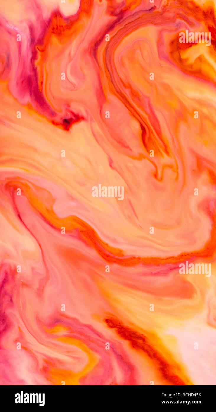 Colorful Gradient Fluid Motion with Soft Blur and Swirling Pattern Stock Photo