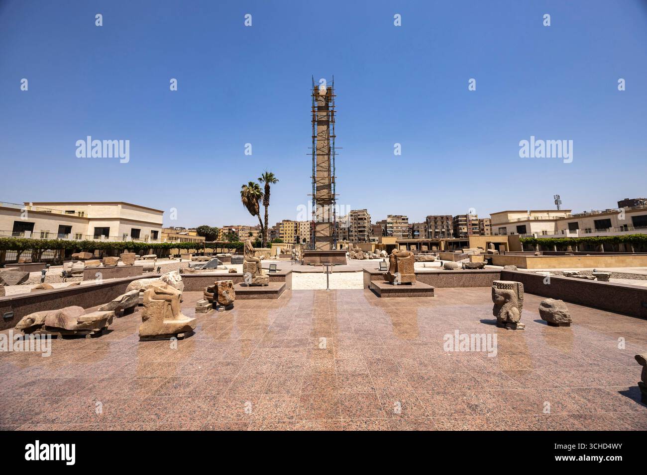 Heliopolis Obelisk, obelisk of Senusret I( Sesostris,Senwosret), ancient capital of Egypt, El Matareya, Cairo, Egypt, North Africa, Africa Stock Photo