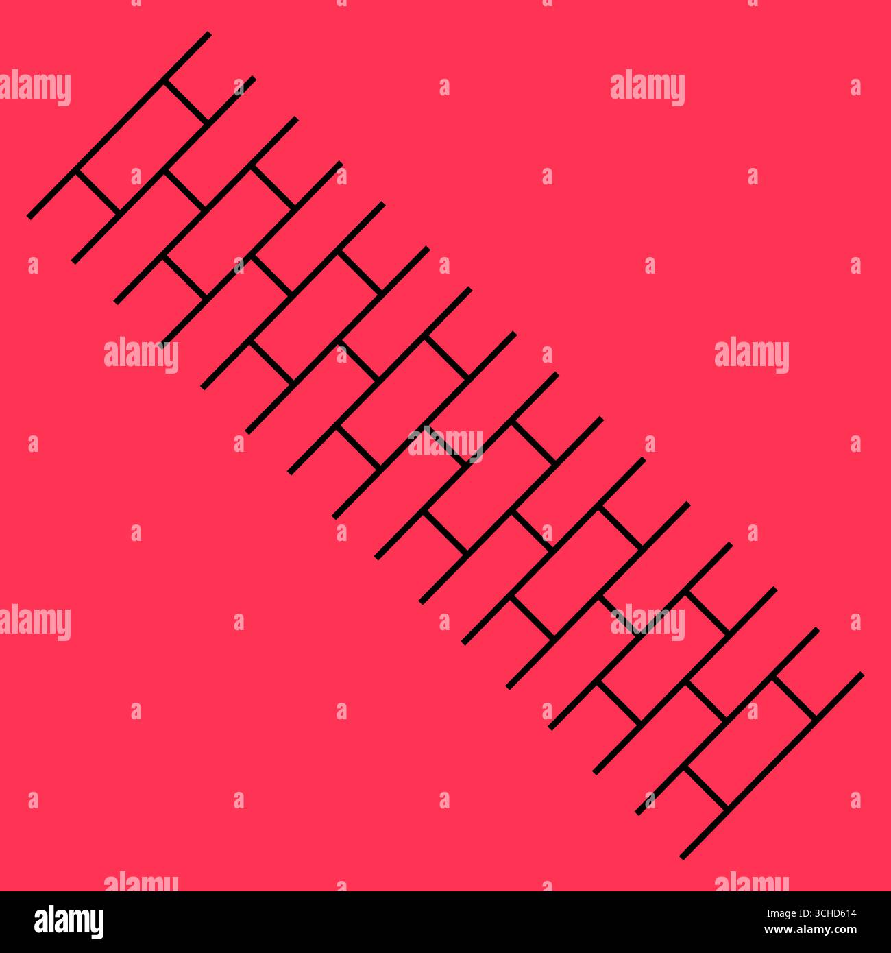 Brick pattern texture. Diagonal block arrangement. Modern wall ...