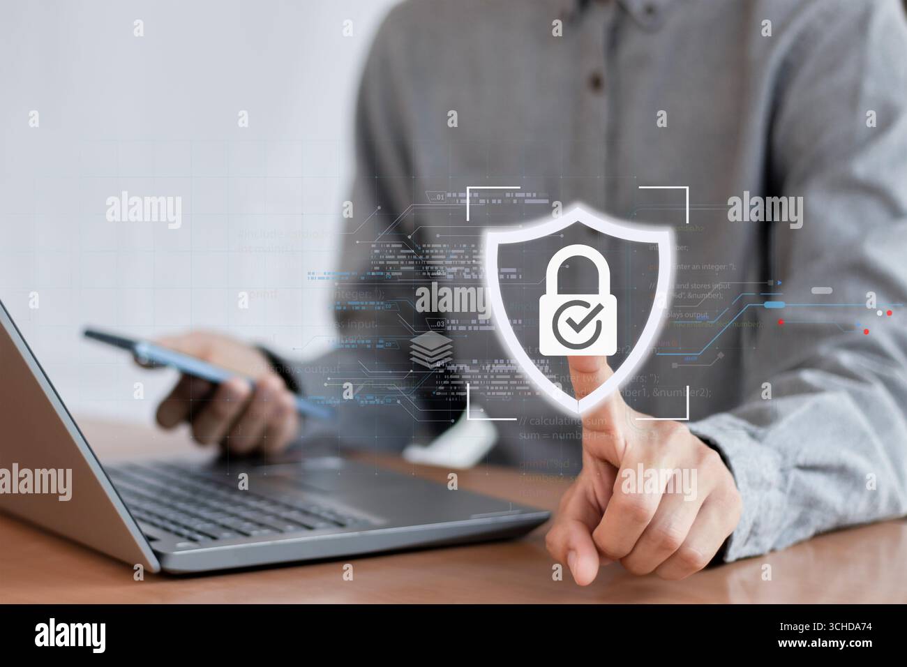 Cybersecurity and protection against hacking of personal and ...