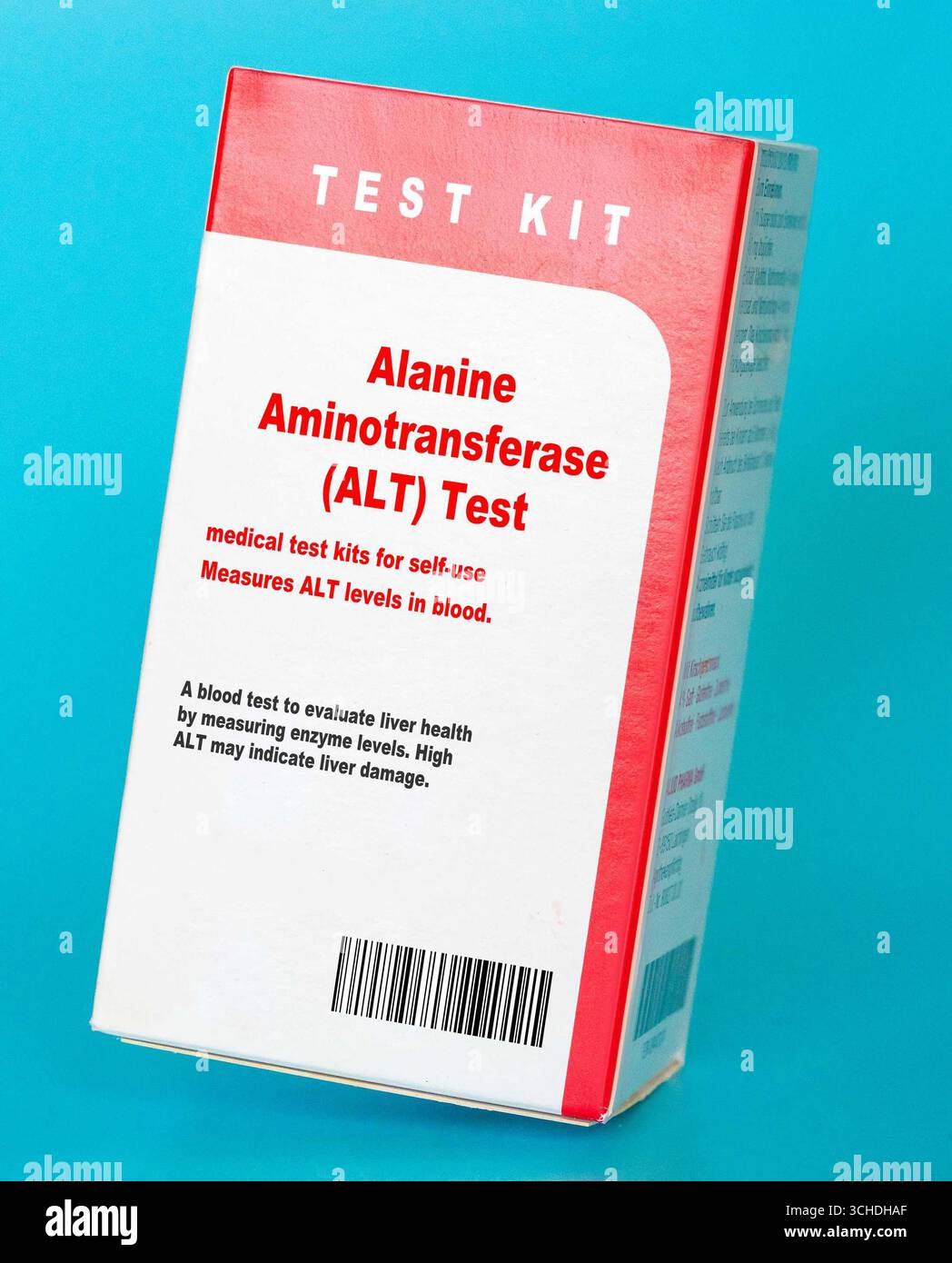 Alanine Aminotransferase (ALT) test kit designed for self-use to ...