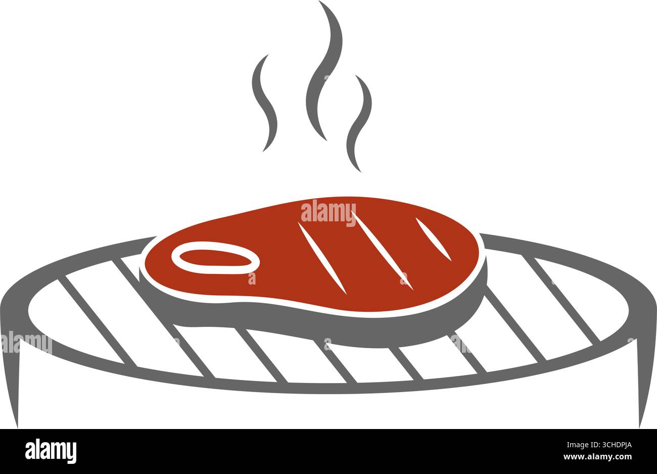 Meat logo  icon illustration design Stock Vector