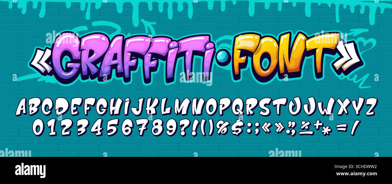 Comic font alphabet pop art hi-res stock photography and images - Alamy
