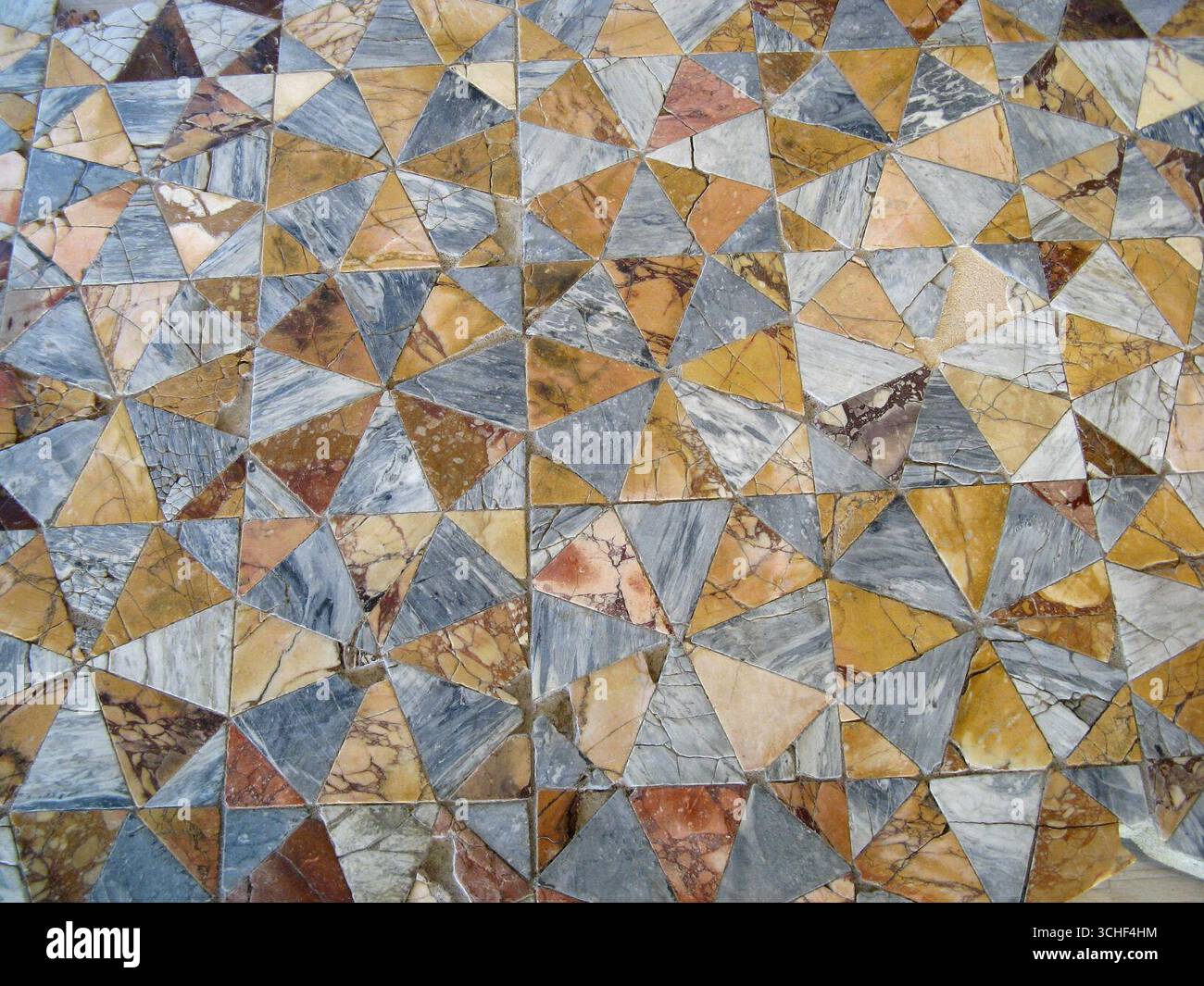 Sectile Opus sectile floor from a Roman house at Nymphéas, Vienne (St-Rom-en ...