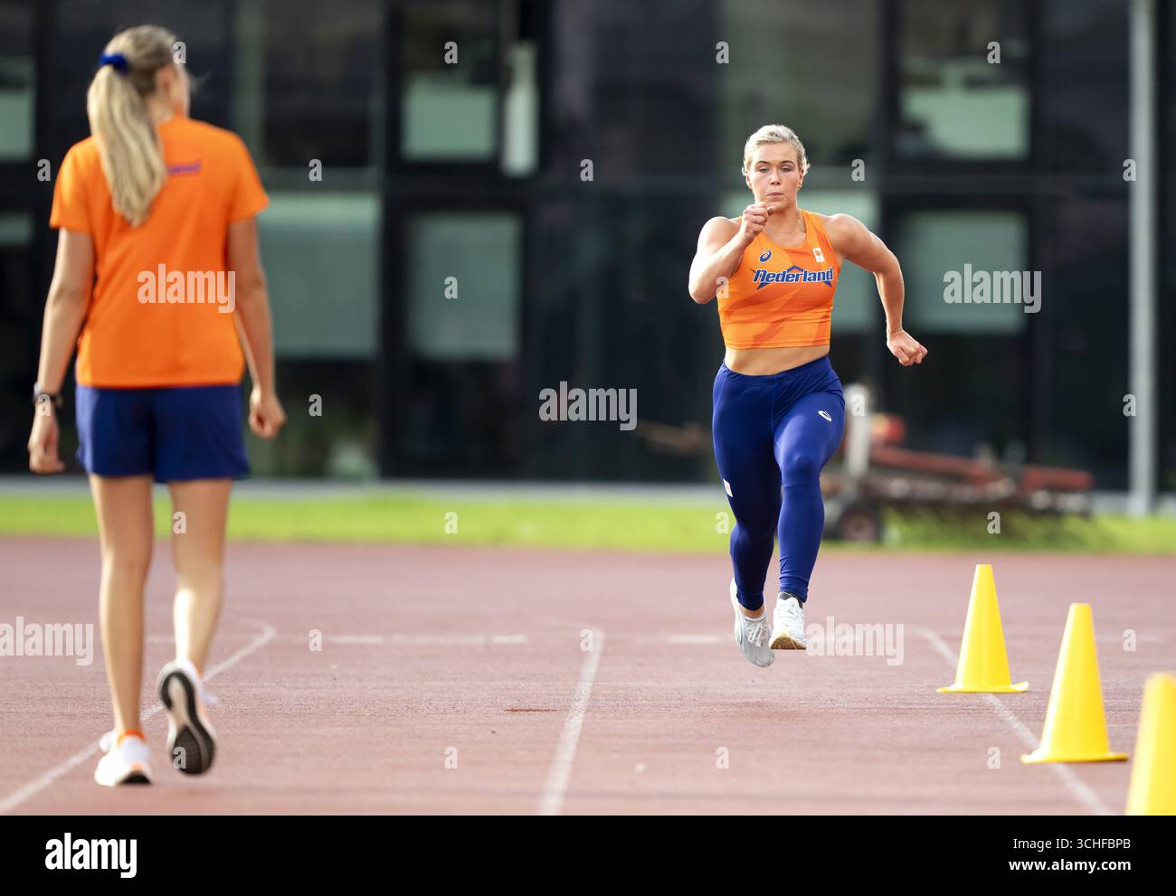 AMSTERDAM - Athlete Zara Temmink during the open training session at ...