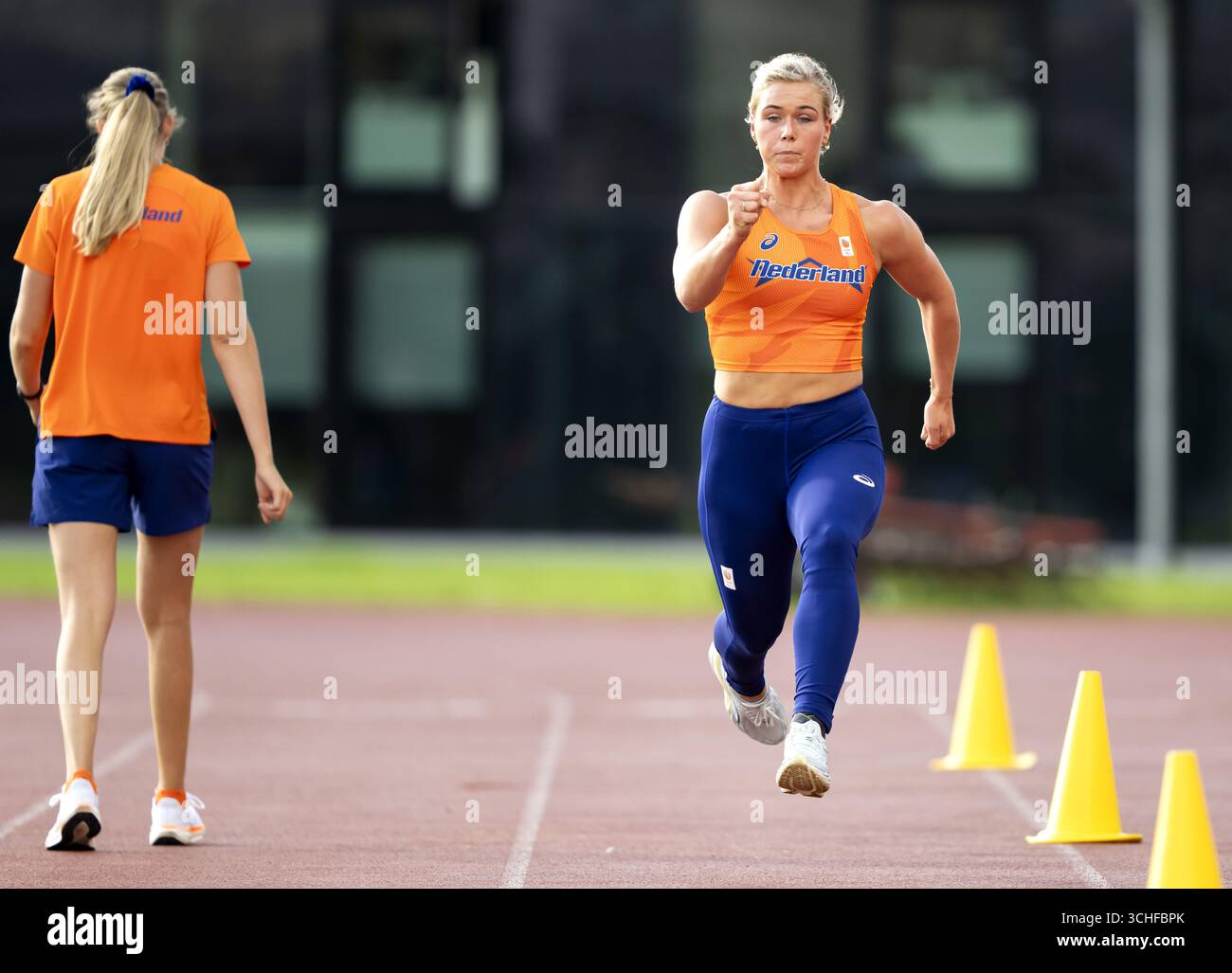 AMSTERDAM - Athlete Zara Temmink during the open training session at ...