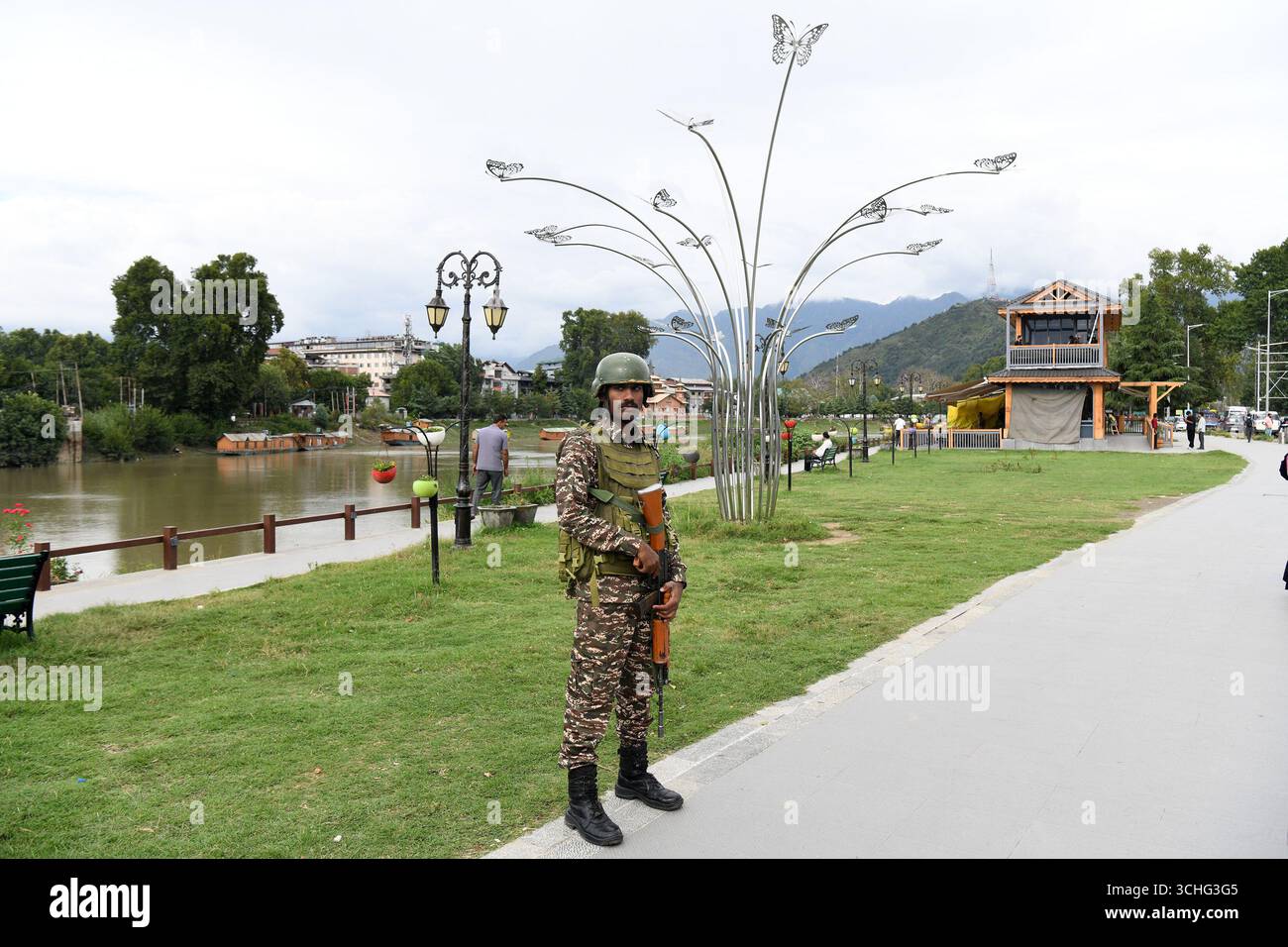 September 2, 2025, Srinagar, Jammu And Kashmir, India: A Paramilitary ...