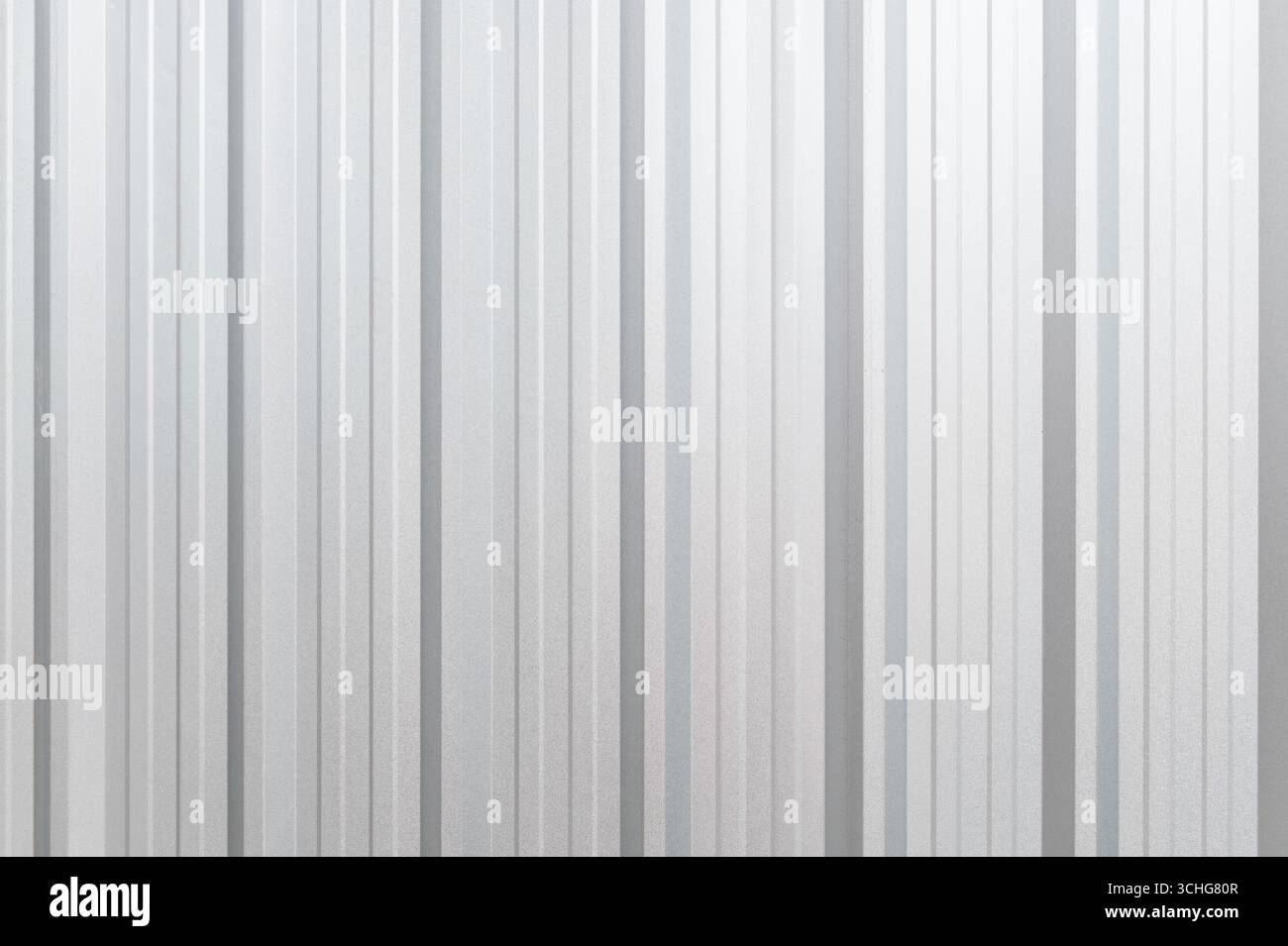 Corrugated sheet metal facade background Stock Photo