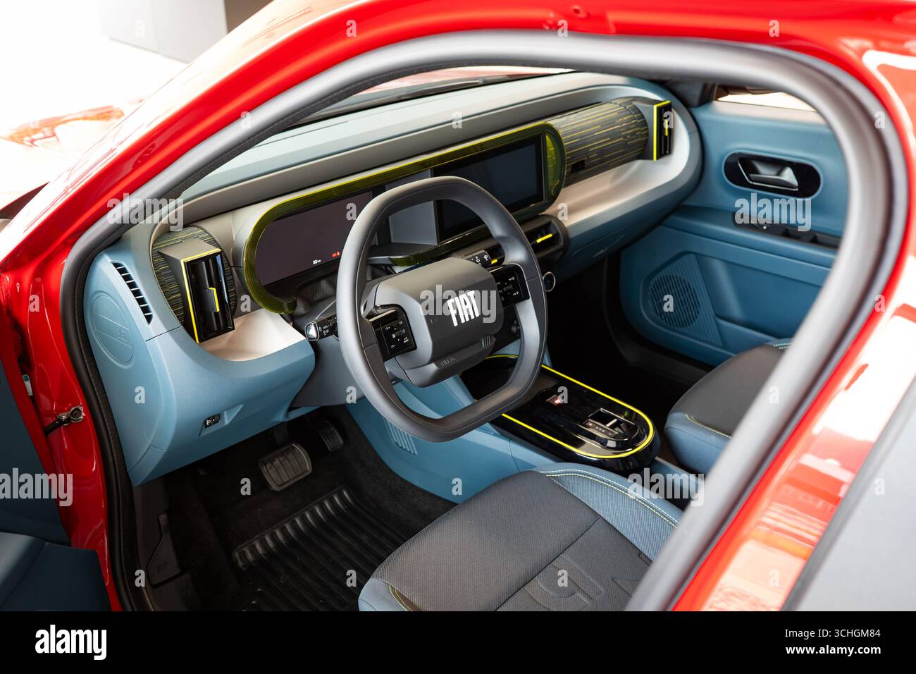 Safenwil, Switzerland, August 16, 2025. New Fiat Grande Panda ...