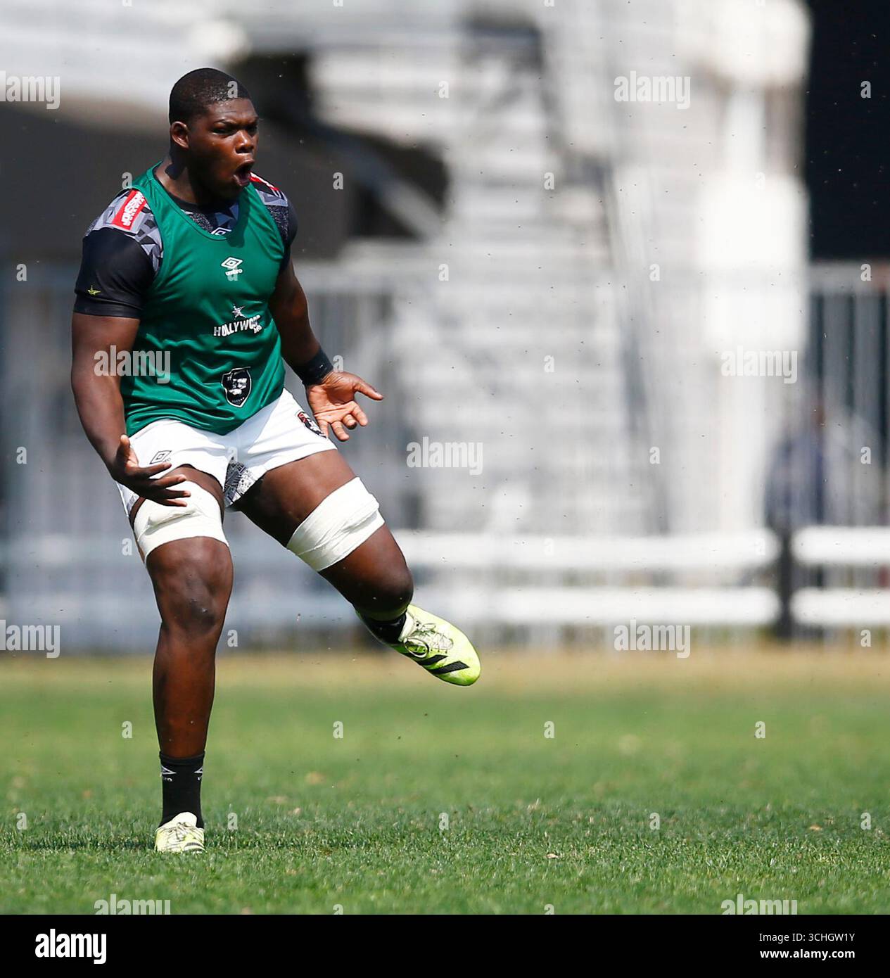 Bathobele Hlekani of the Hollywoodbets Sharks during Hollywoodbets ...
