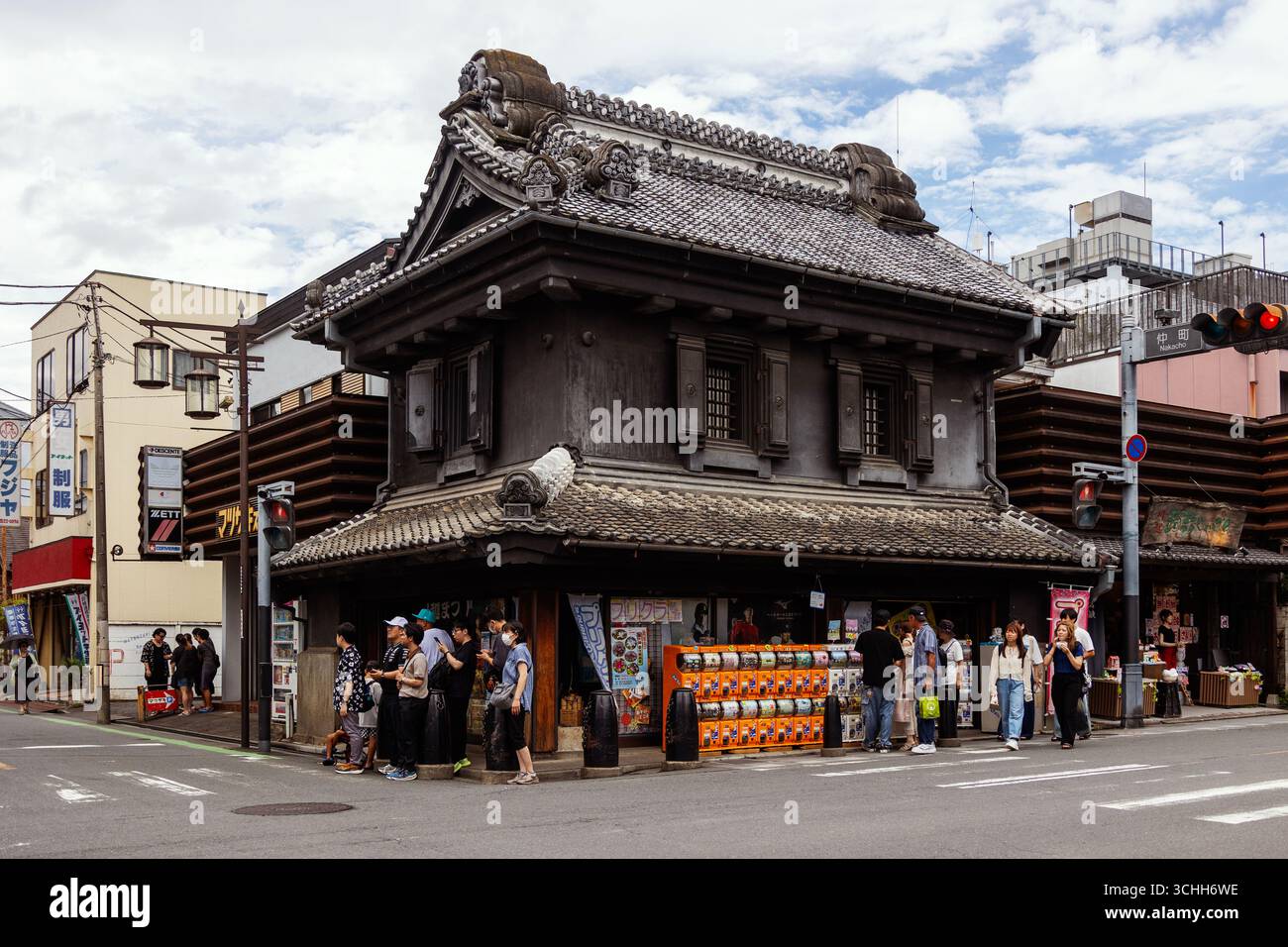 Old buildings in teh Kawagoe district of Tokyo, Japan, Augusut 2025 - Stock Image