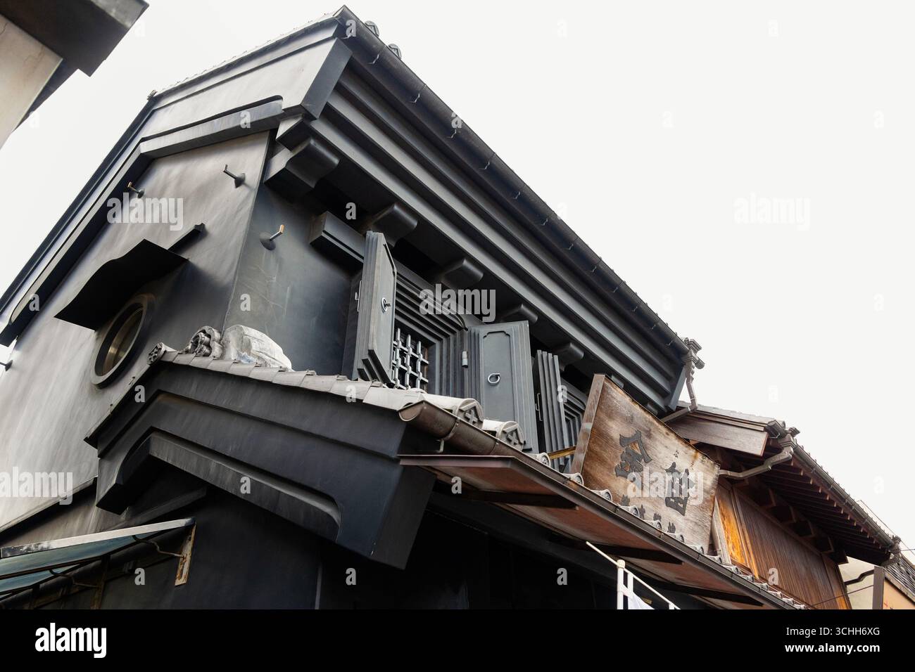 Old buildings in teh Kawagoe district of Tokyo, Japan, Augusut 2025 - Stock Image