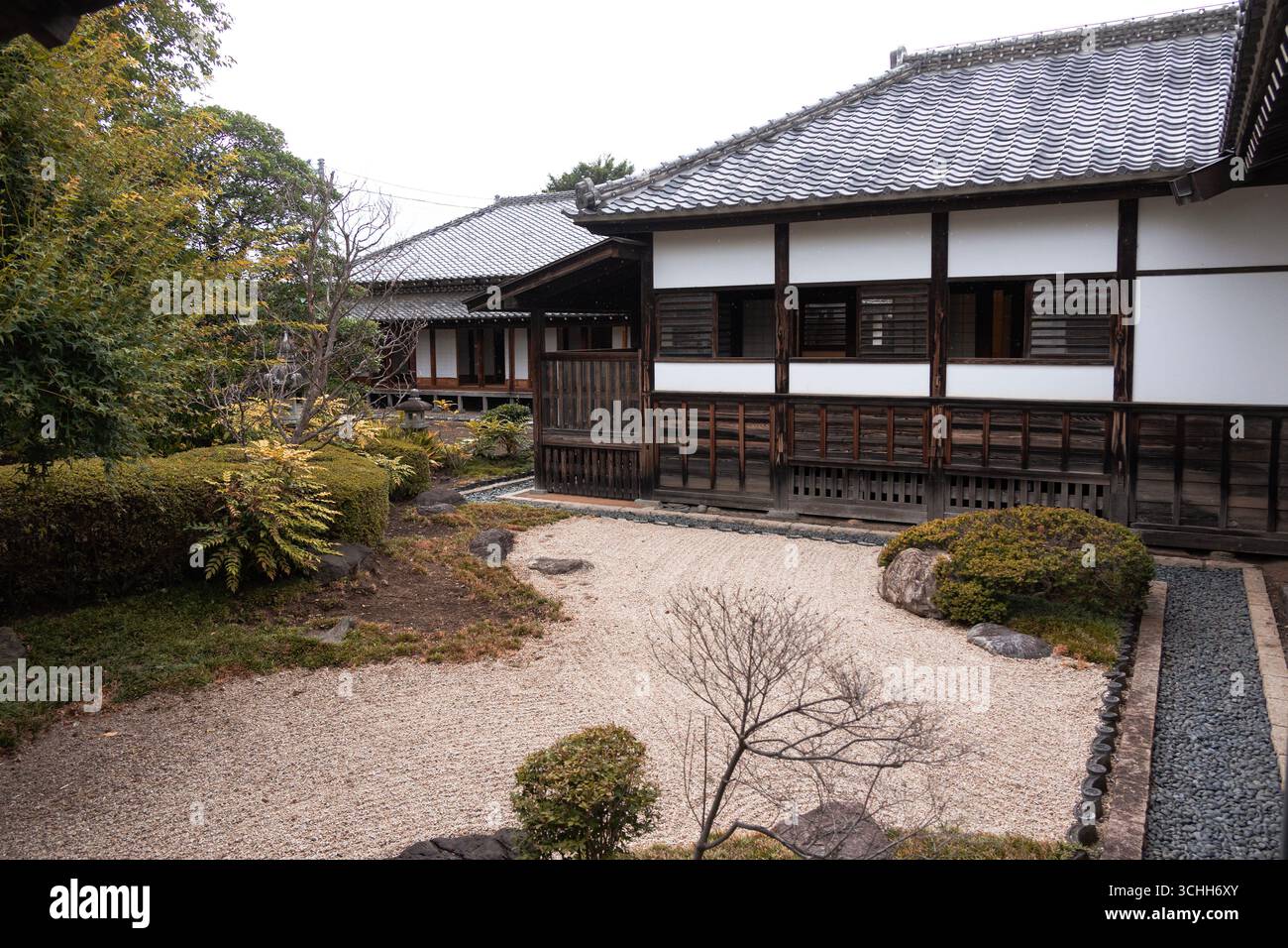 Gardens outside of the Kawagoe Palace, Tokyo, 2025 - Stock Image