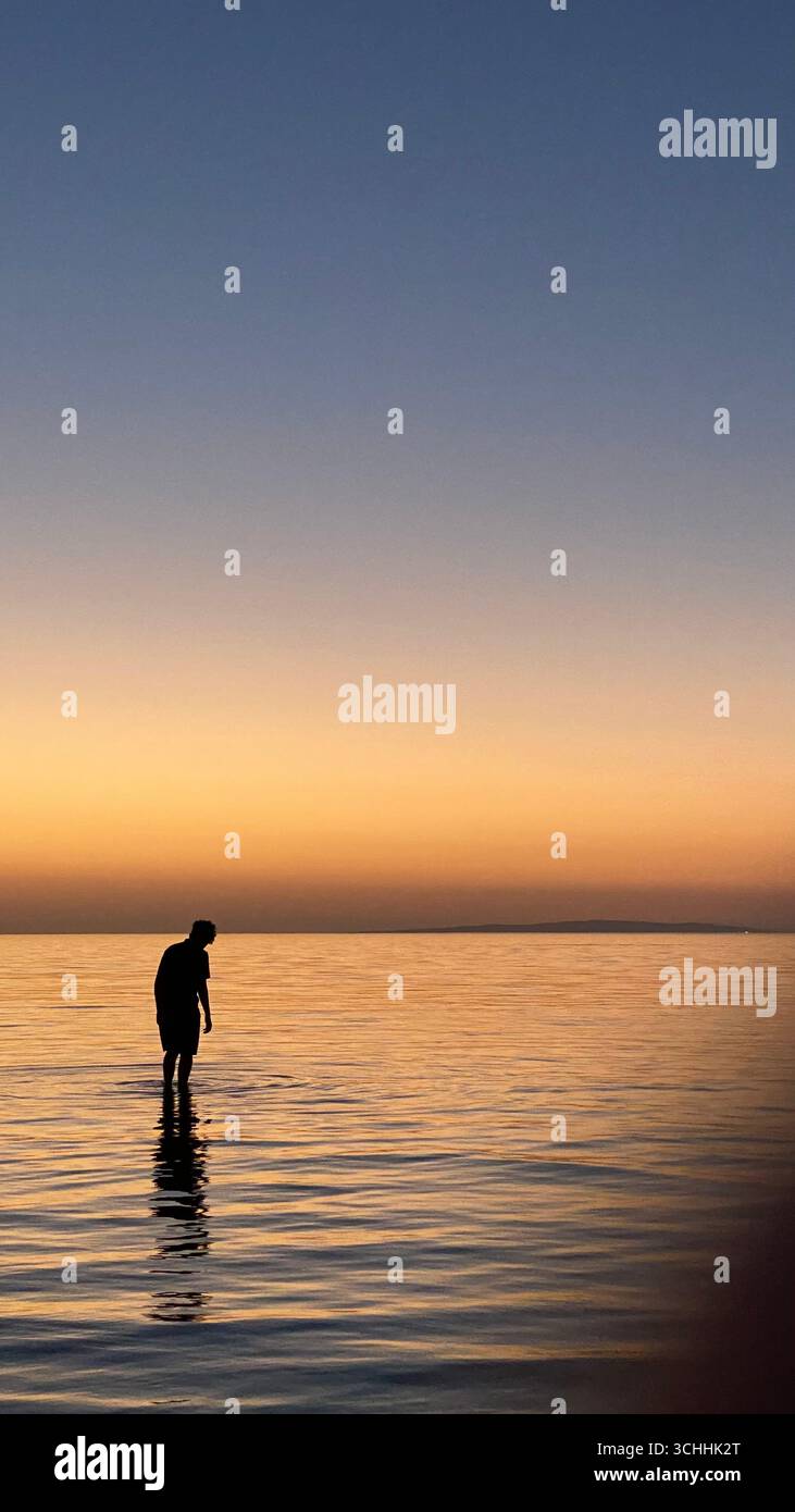 sun down - Smartphone Captured Stock Image