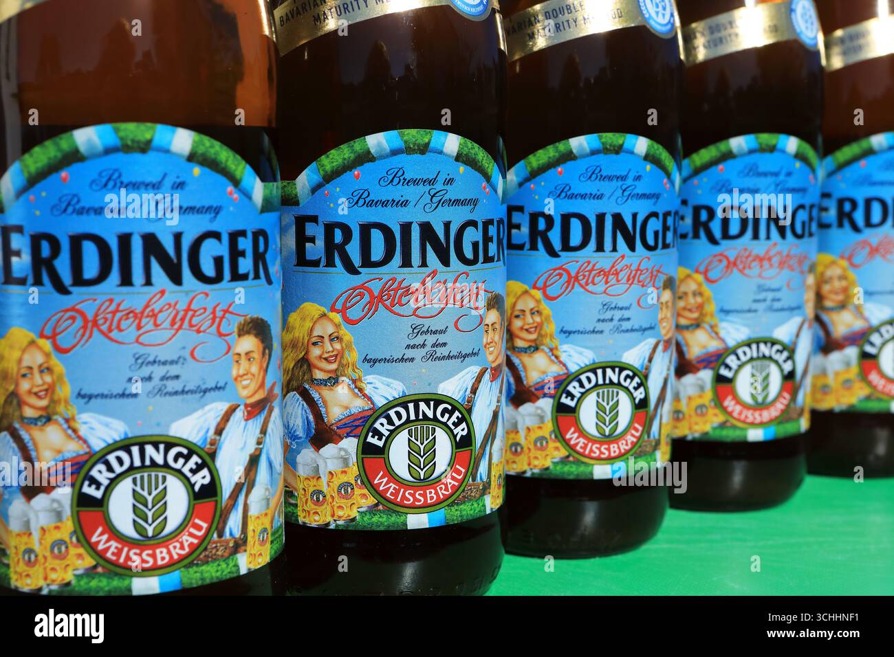 Erdinger Octoberfest German beer Stock Photo