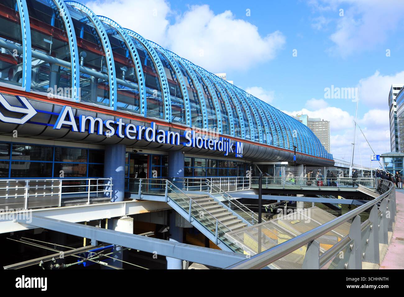Amsterdam Sloterdijk station Stock Photo
