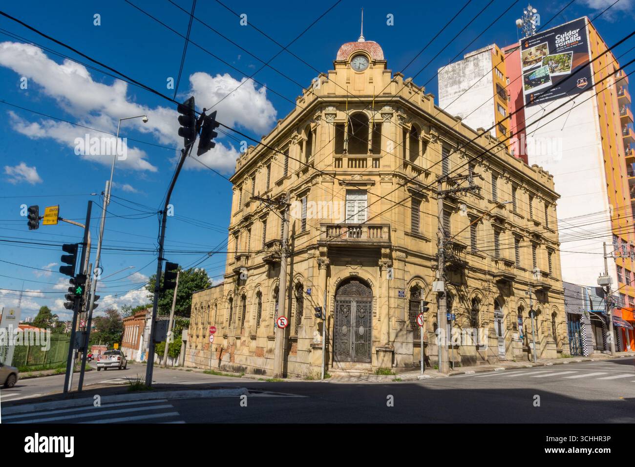 Historic Palacete Scarpsa building in Sorocaba, São Paulo, Brazil ...