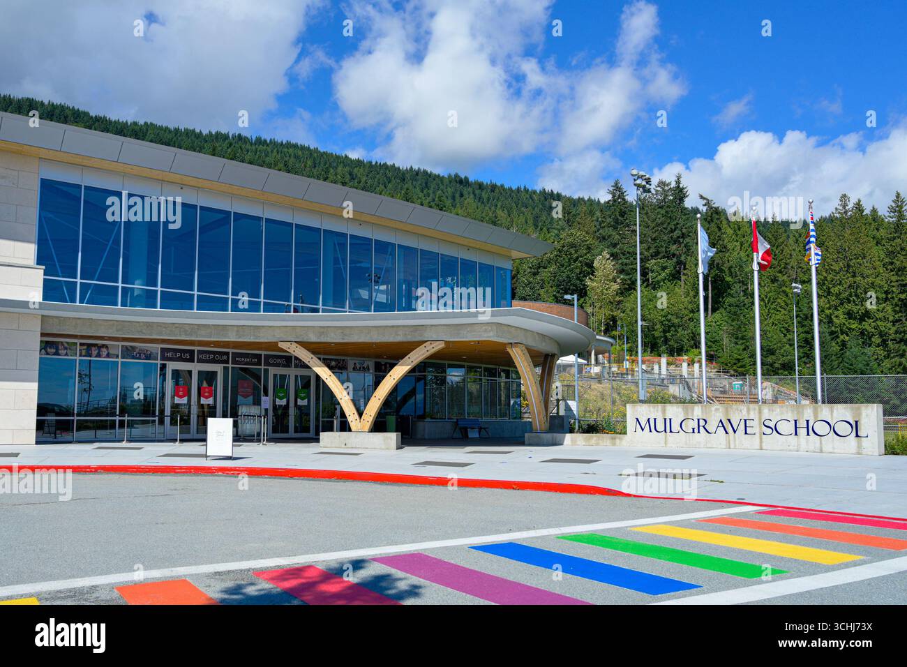 Mulgrave School, West Vancouver, Vancouver, British Columbia, Canada Stock Photo