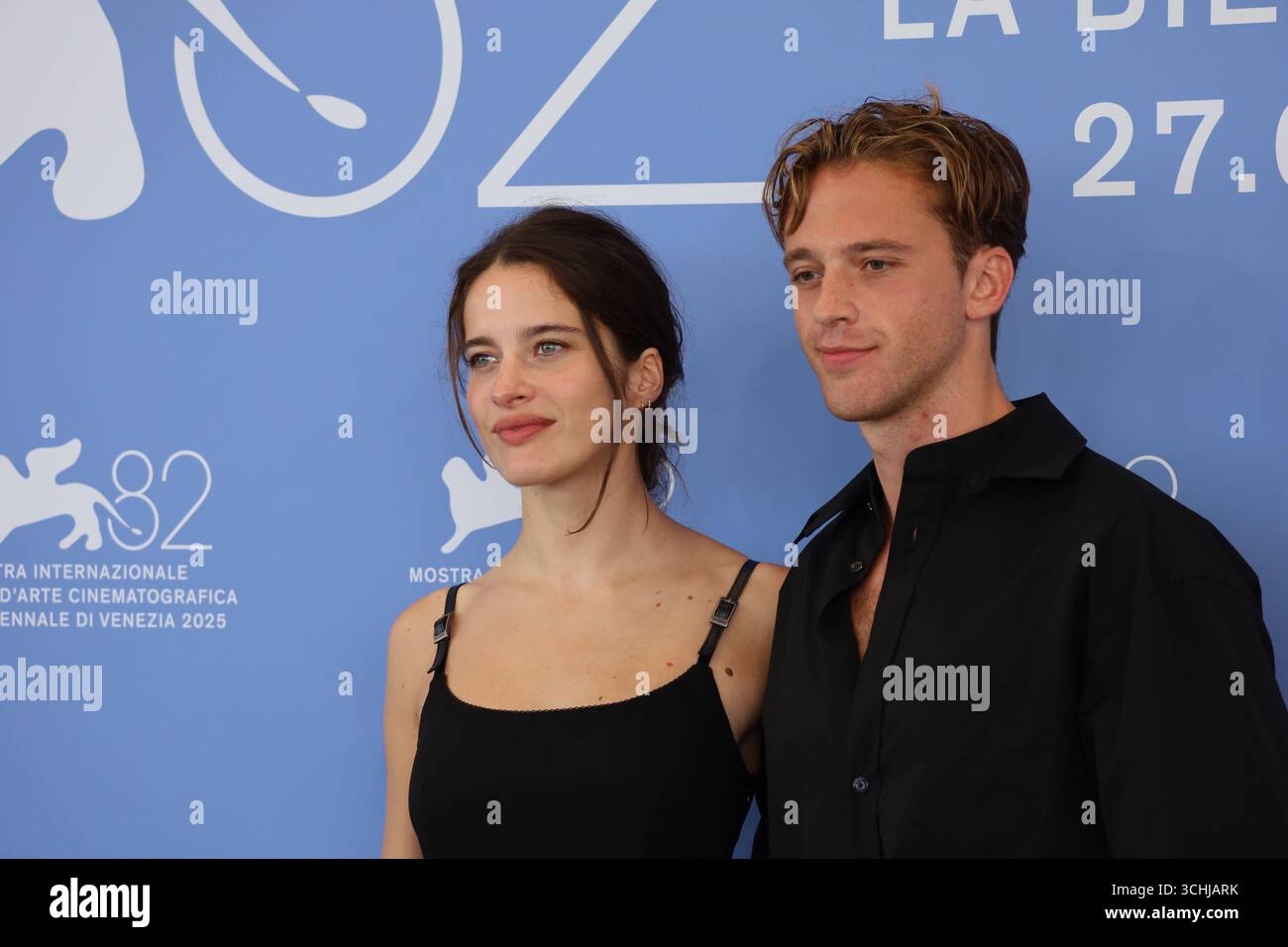 Venice Italy 2nd September 2025 Rebecca Marder And Benjamin Voisin 