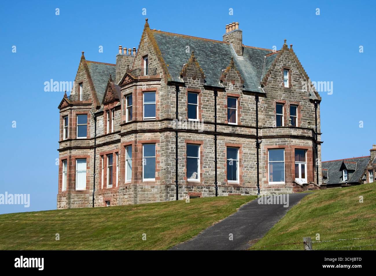 runkerry house now split into separate accommodation portballintrae causeway coast county antrim northern ireland uk Stock Photo