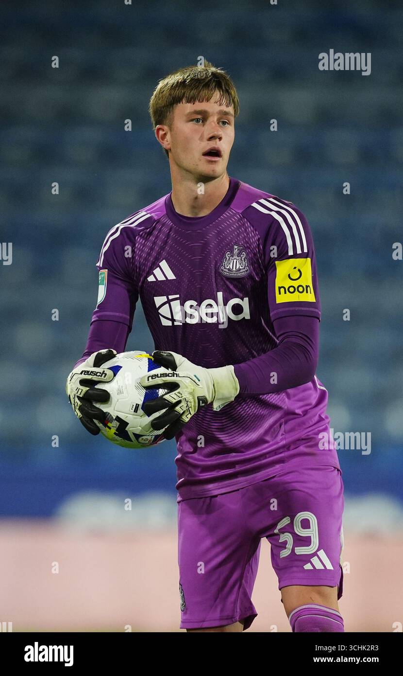 Newcastle United's Adam Harrison during the Vertu Trophy match at the