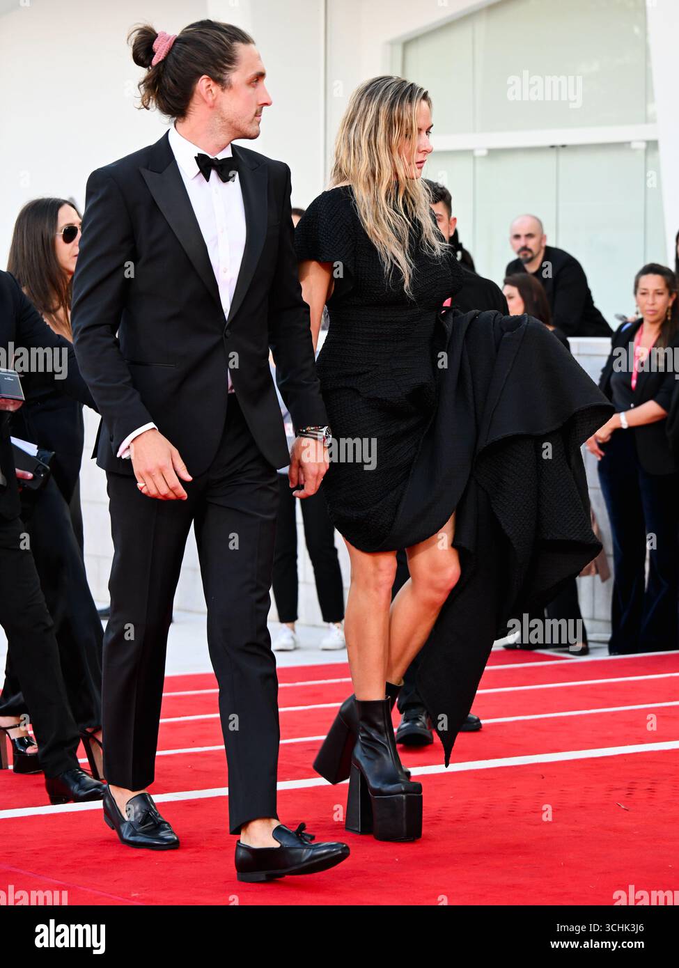 Venice, 82nd Venice International Film Festival 2025 evening 7 red