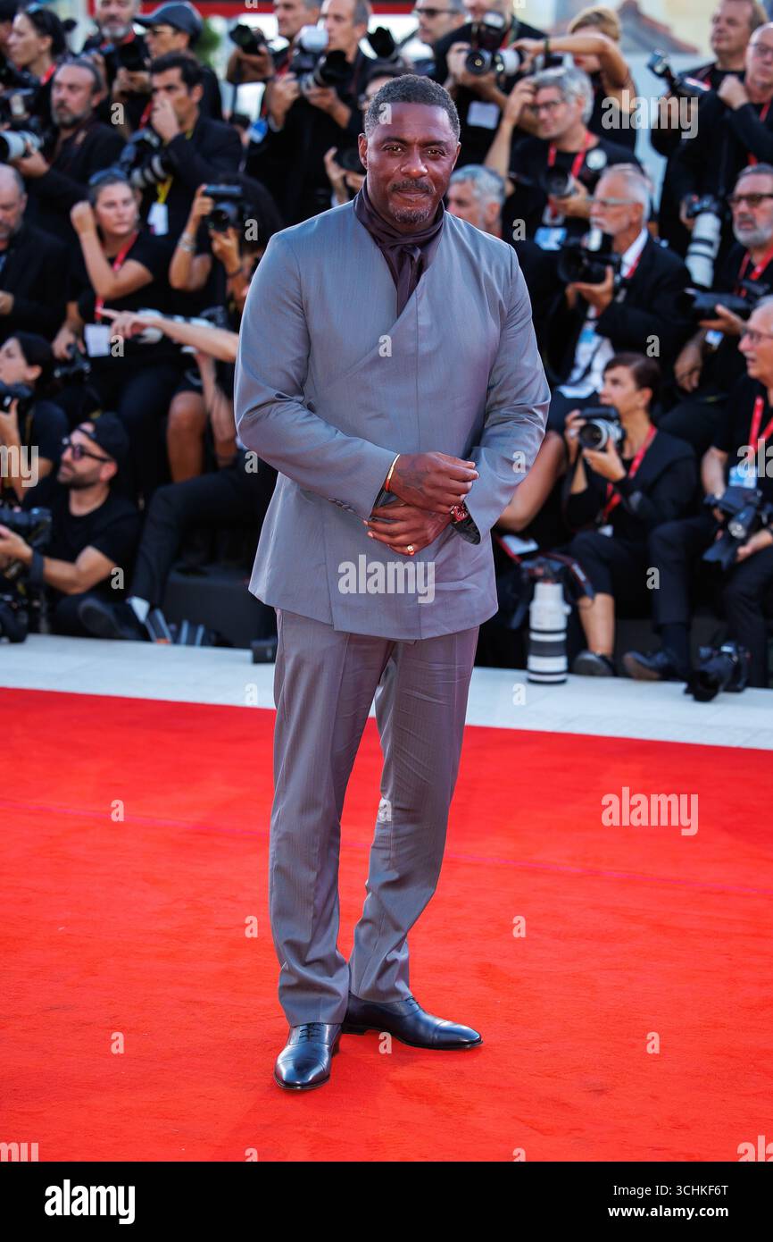 British actor Idris Elba attends the red carpet of the film “A House of ...