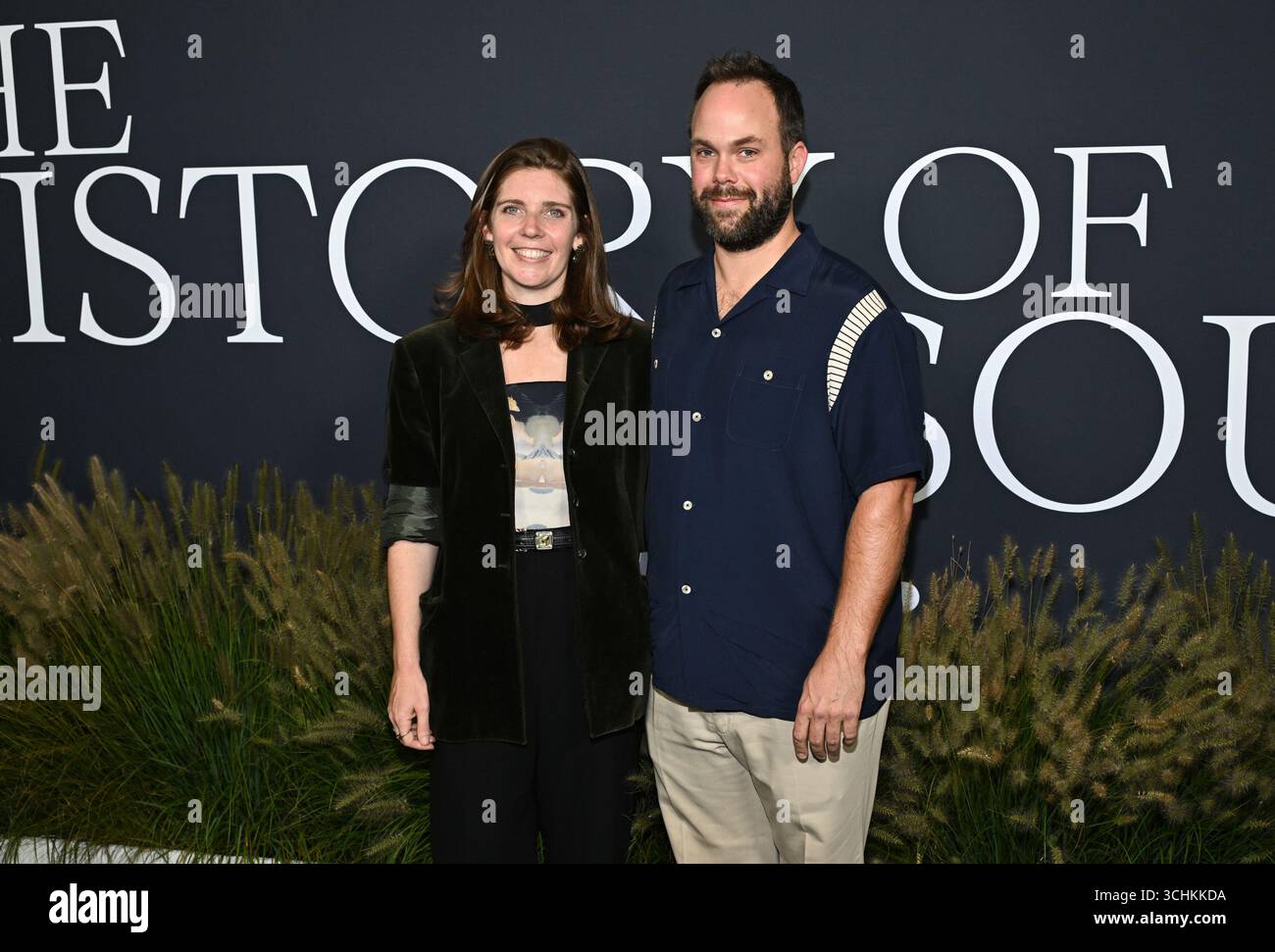Lisa Ciuffetti, left, and Andrew Kortschak attend the premiere of 